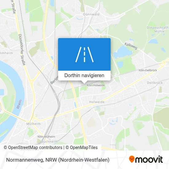 Normannenweg Karte