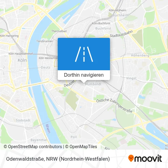 Odenwaldstraße Karte