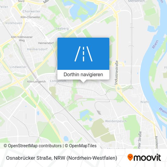 Osnabrücker Straße Karte