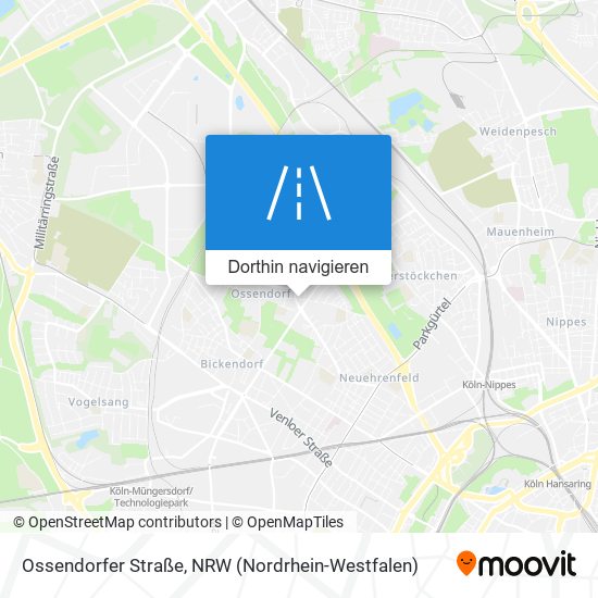 Ossendorfer Straße Karte