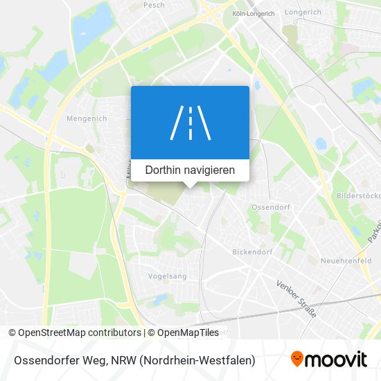 Ossendorfer Weg Karte