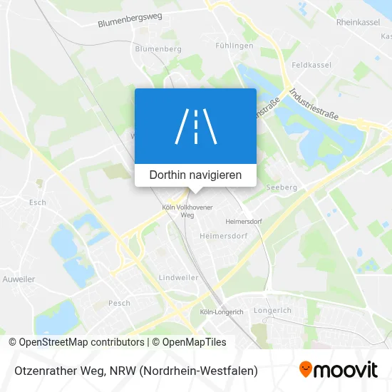 Otzenrather Weg Karte