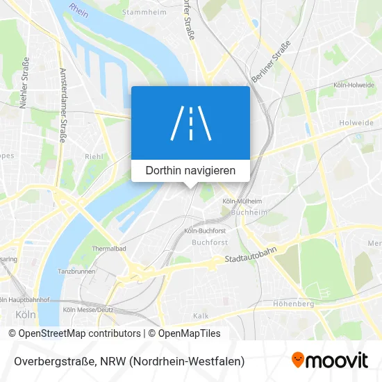 Overbergstraße Karte
