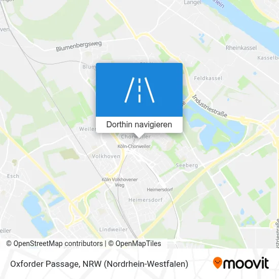 Oxforder Passage Karte