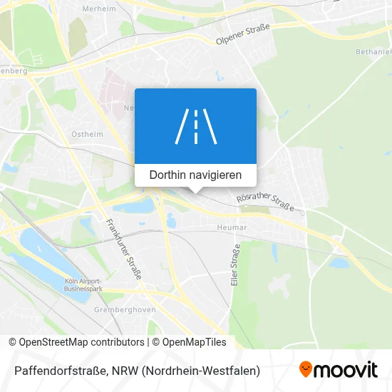 Paffendorfstraße Karte