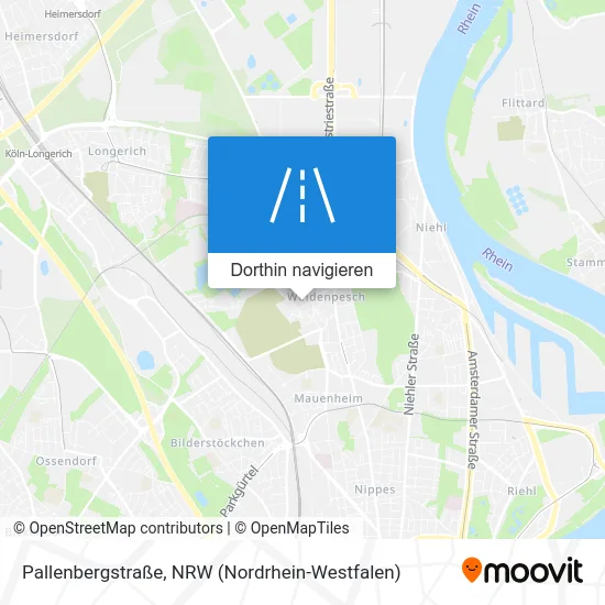 Pallenbergstraße Karte