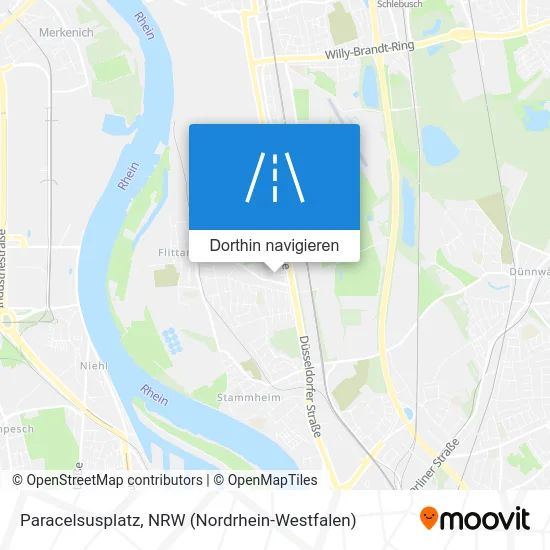 Paracelsusplatz Karte