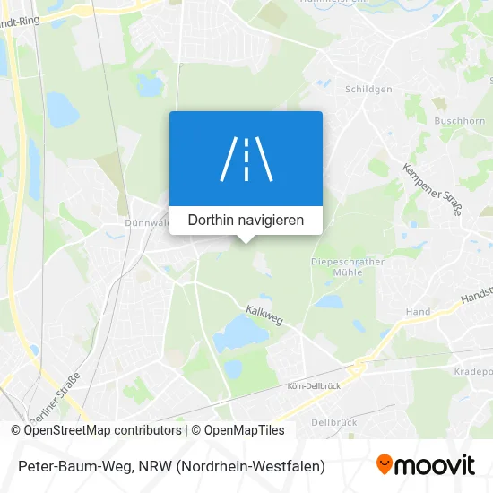 Peter-Baum-Weg Karte