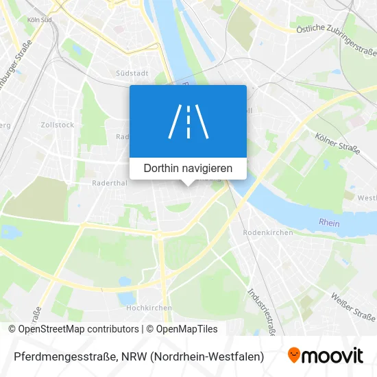 Pferdmengesstraße Karte