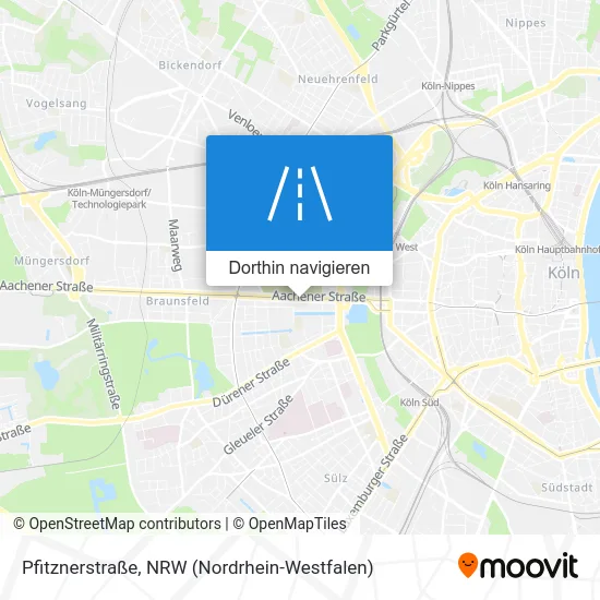 Pfitznerstraße Karte