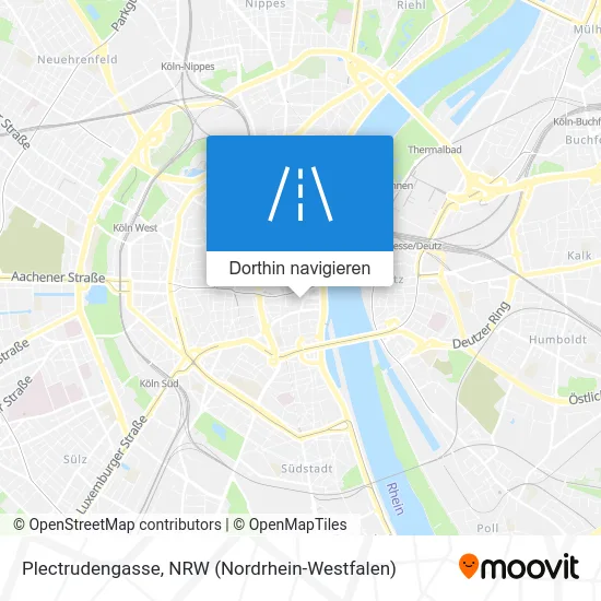 Plectrudengasse Karte