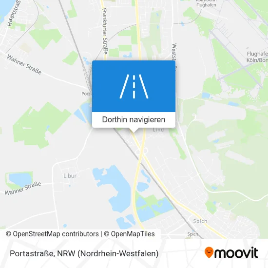 Portastraße Karte