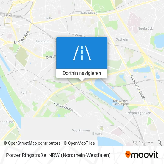 Porzer Ringstraße Karte