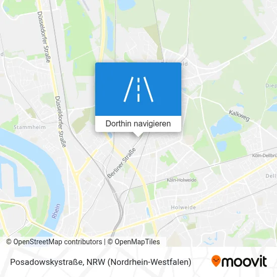 Posadowskystraße Karte