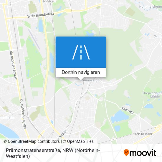 Prämonstratenserstraße Karte