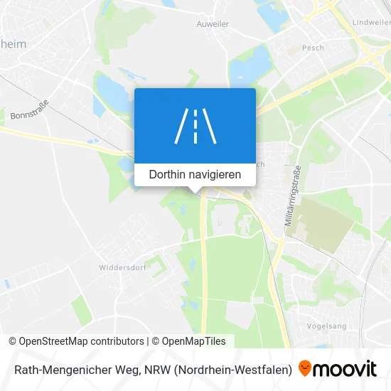 Rath-Mengenicher Weg Karte