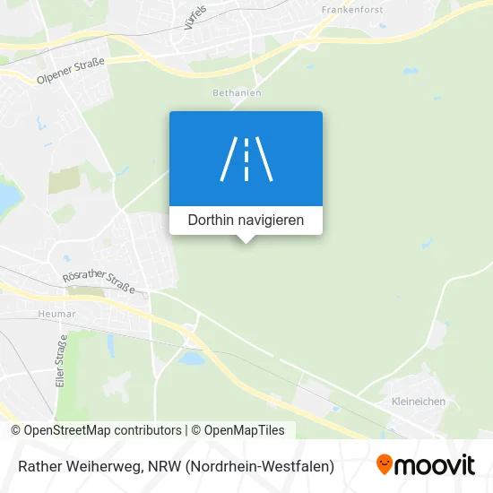 Rather Weiherweg Karte