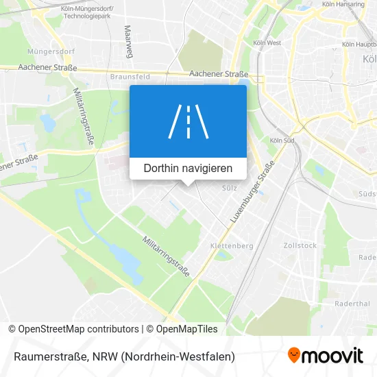 Raumerstraße Karte