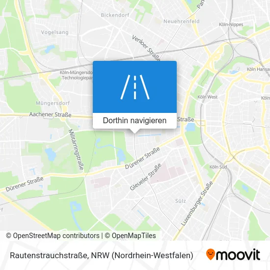 Rautenstrauchstraße Karte