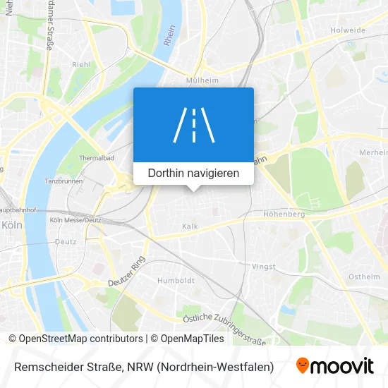 Remscheider Straße Karte