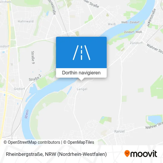 Rheinbergstraße Karte