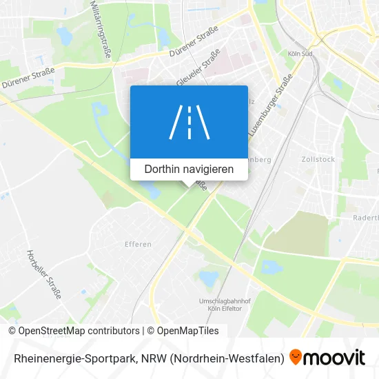 Rheinenergie-Sportpark Karte