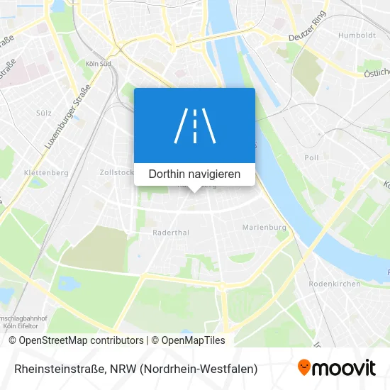 Rheinsteinstraße Karte