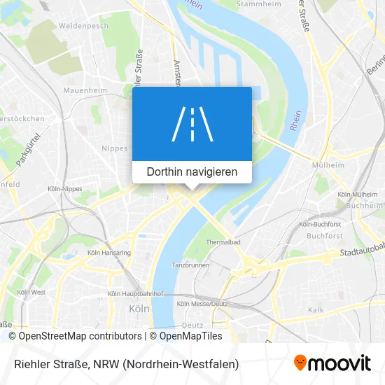 Riehler Straße Karte