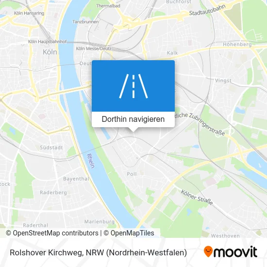 Rolshover Kirchweg Karte