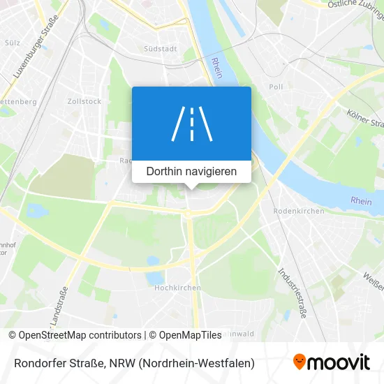 Rondorfer Straße Karte