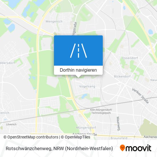 Rotschwänzchenweg Karte