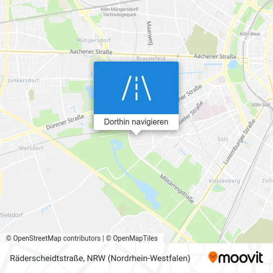 Räderscheidtstraße Karte