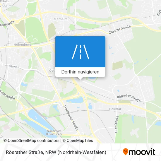 Rösrather Straße Karte