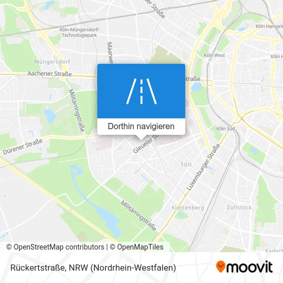 Rückertstraße Karte