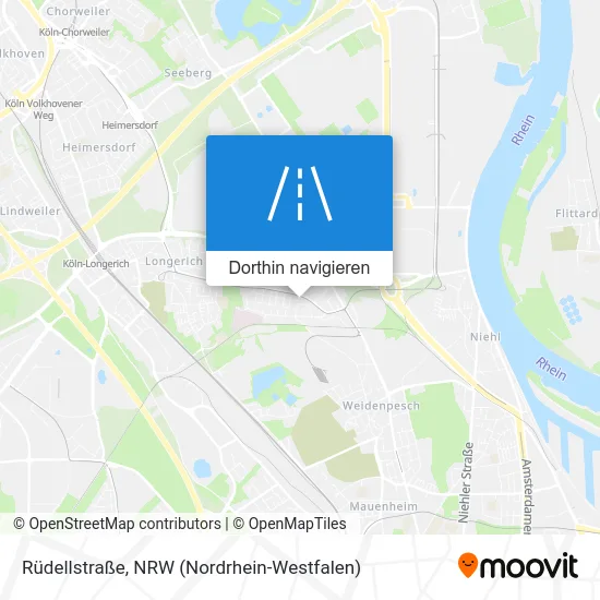 Rüdellstraße Karte