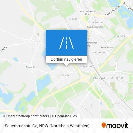 Sauerbruchstraße Karte