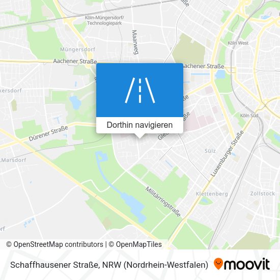 Schaffhausener Straße Karte
