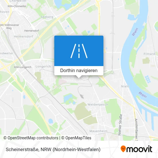 Scheinerstraße Karte
