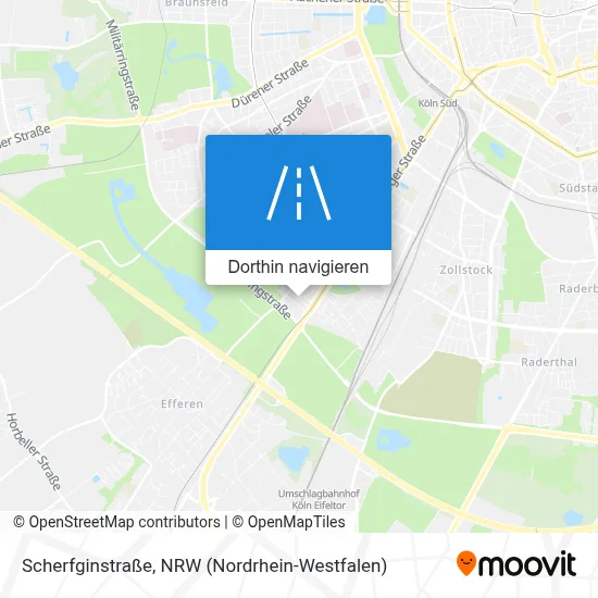 Scherfginstraße Karte