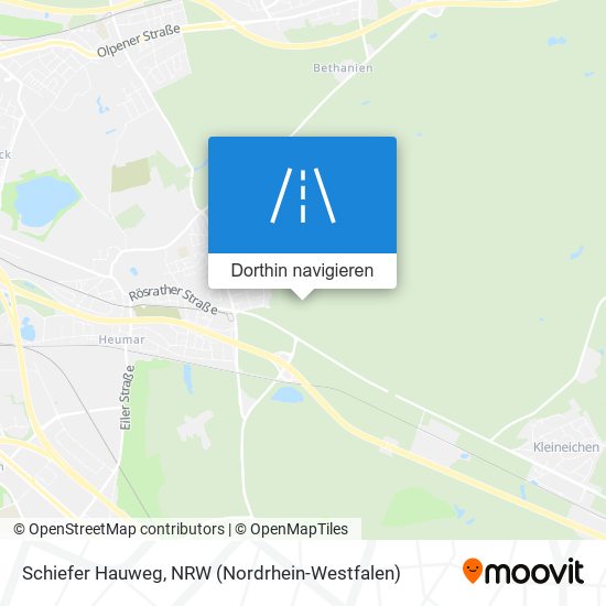 Schiefer Hauweg Karte