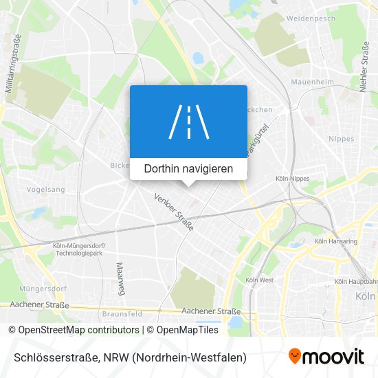 Schlösserstraße Karte