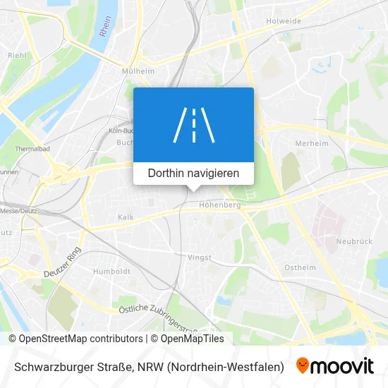 Schwarzburger Straße Karte