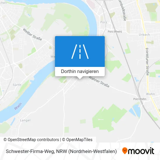 Schwester-Firma-Weg Karte