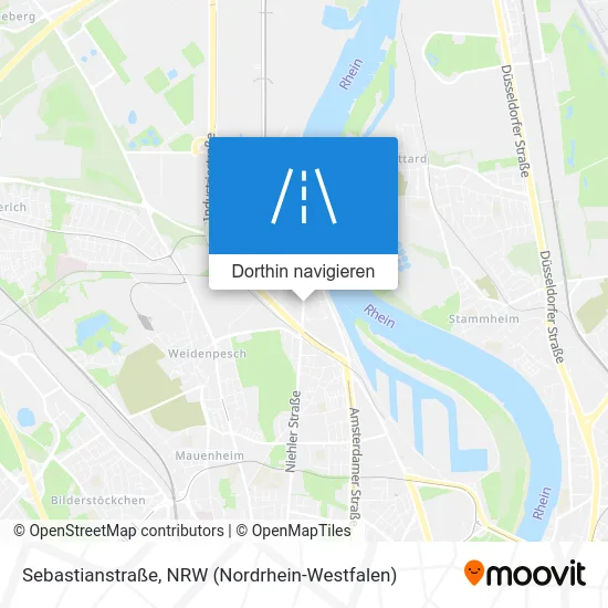 Sebastianstraße Karte