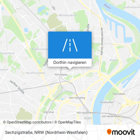 Sechzigstraße Karte