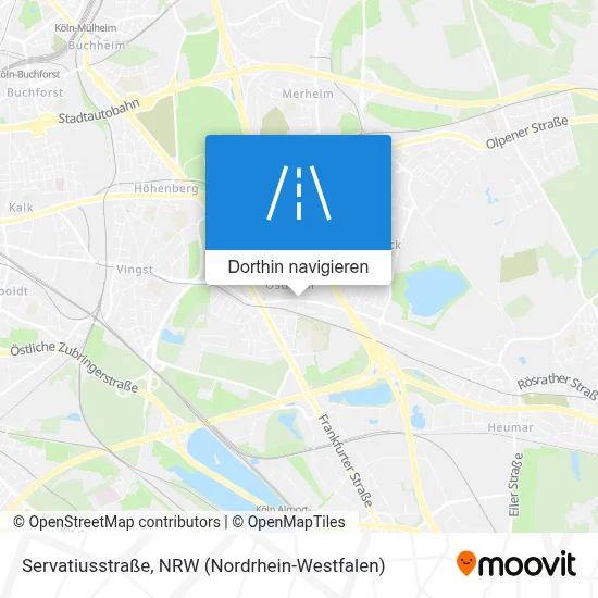 Servatiusstraße Karte