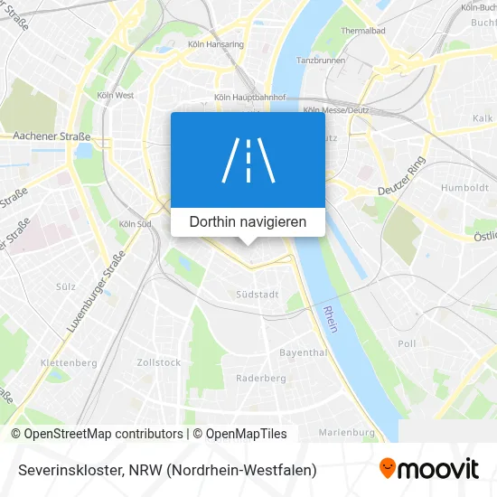 Severinskloster Karte