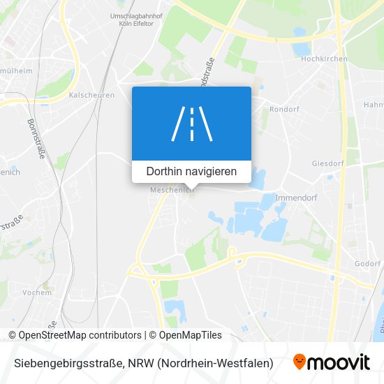 Siebengebirgsstraße Karte