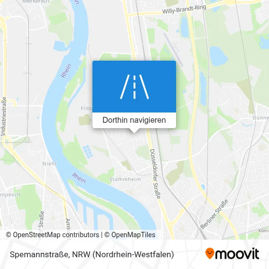 Spemannstraße Karte