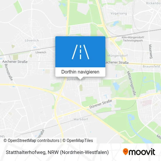 Statthalterhofweg Karte